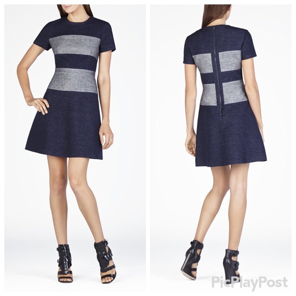 BCBGMaxAzaria Peplum Dress Size 2 - Picture 1 of 9